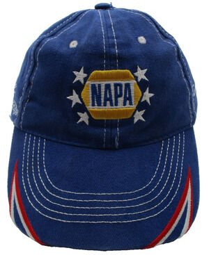 Ron Capps NAPA Racing Hat Cap Strap Back One Size Blue NHRA Drag Racing Mens